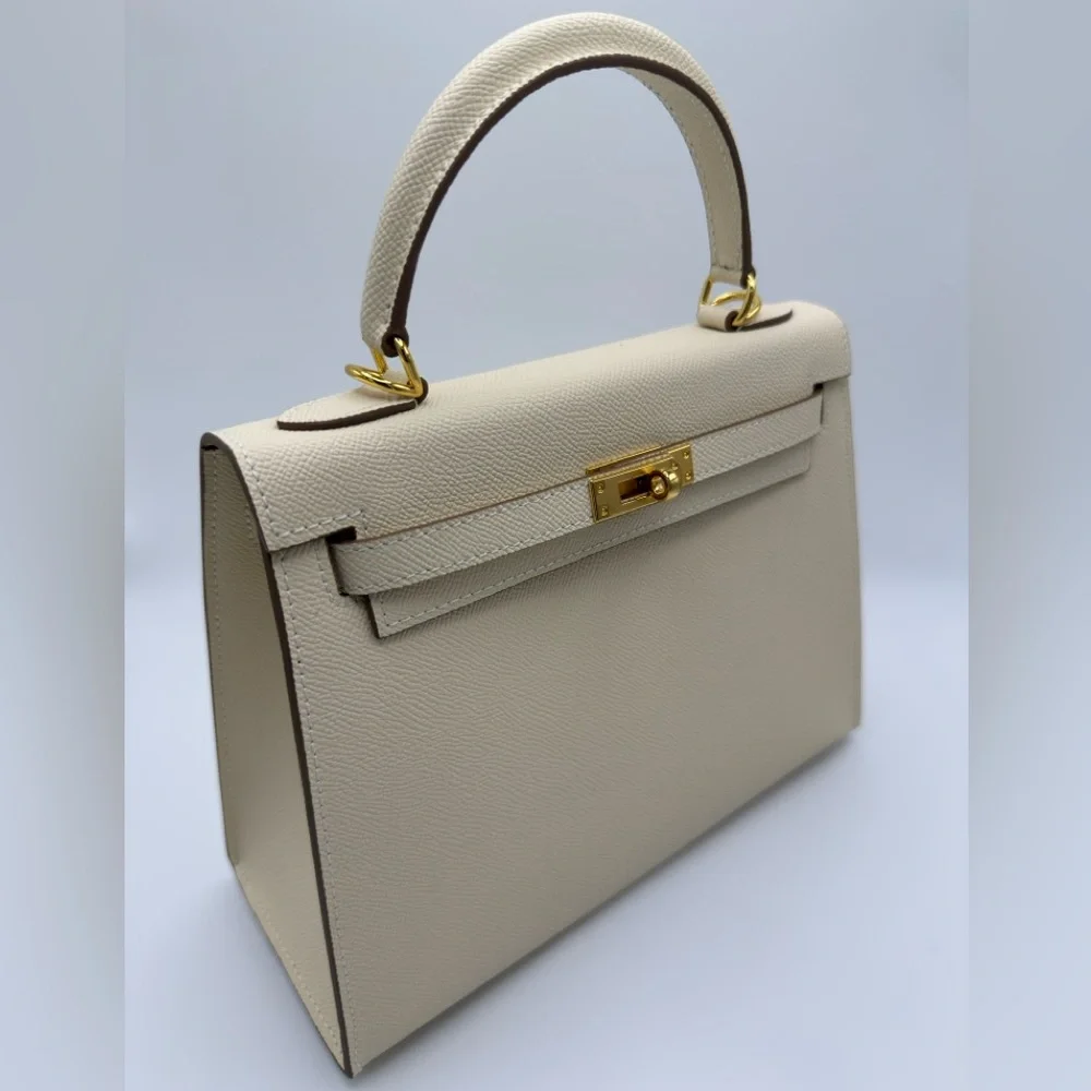 The Kinsley 25 - Vanilla Cream - Top Handle Satchel Bag